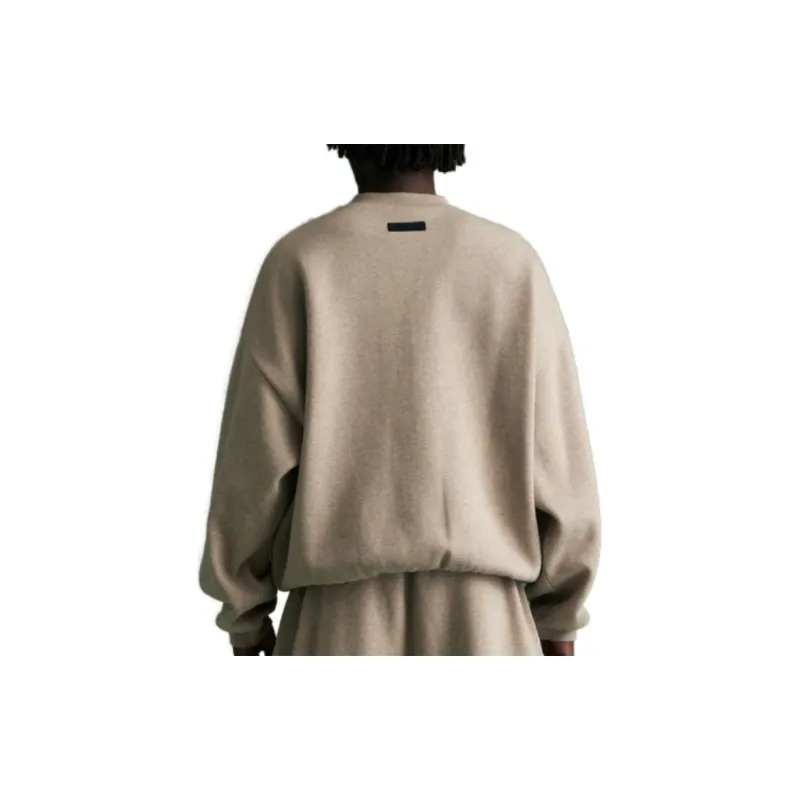 Fear Of God Essentials Logo embroidered Crew neck Sweatshirt-3