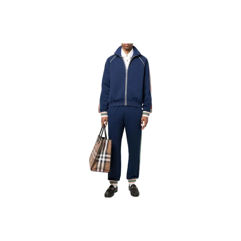 GUCCI SS22 Knitted Sweatpants Men's Blue-1