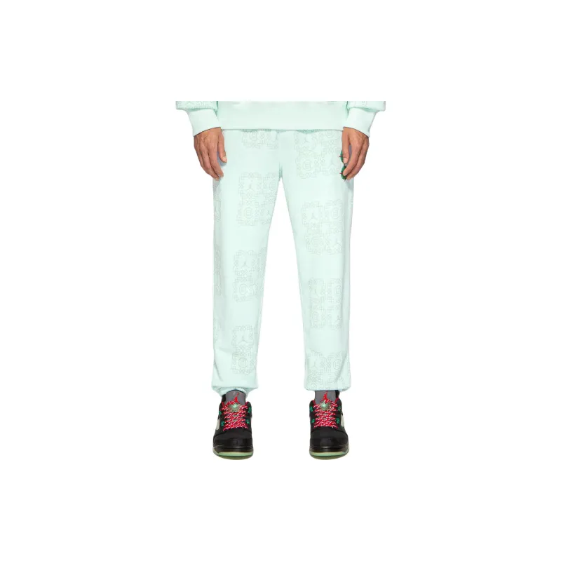 JORDAN X Clot Jade Fleece Sweatpants-2