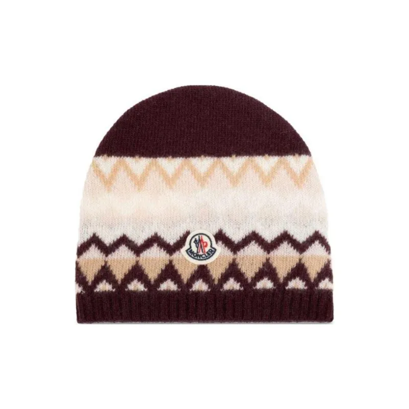 Moncler Intarsia knit Logo appliqué Beanie-1