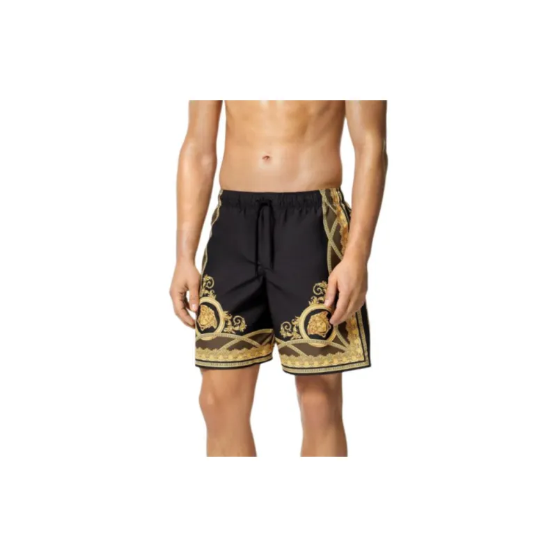 VERSACE Pattern Printed Swim Shorts-1