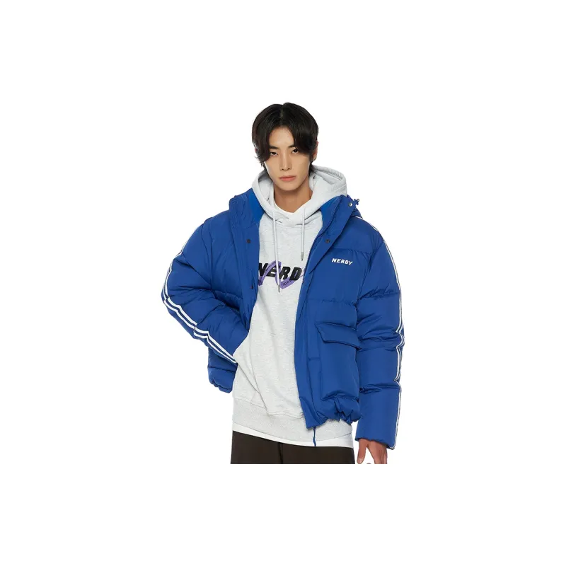 Nerdy Down Jackets Unisex Blue-4