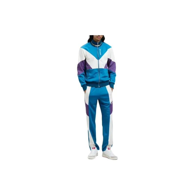 PALM ANGELS V Colorblock Jacket-1