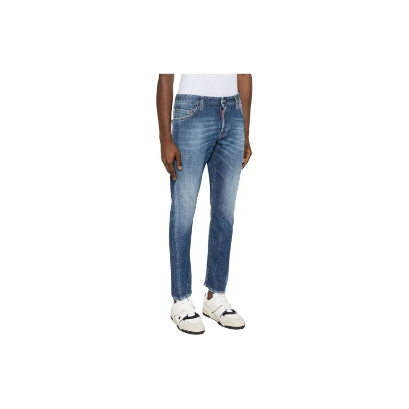 Dsquared2 Logo Patch Skinny Jeans-3