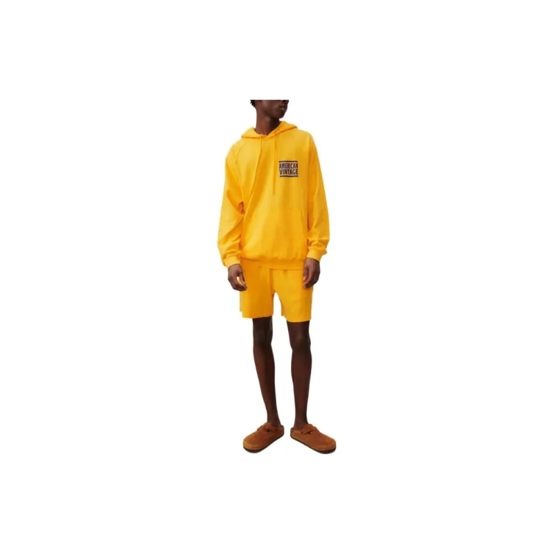 AMERICAN VINTAGE A.M SS24 HOODIE SOTTO Sweatshirt Men's CANARY/Canary-1