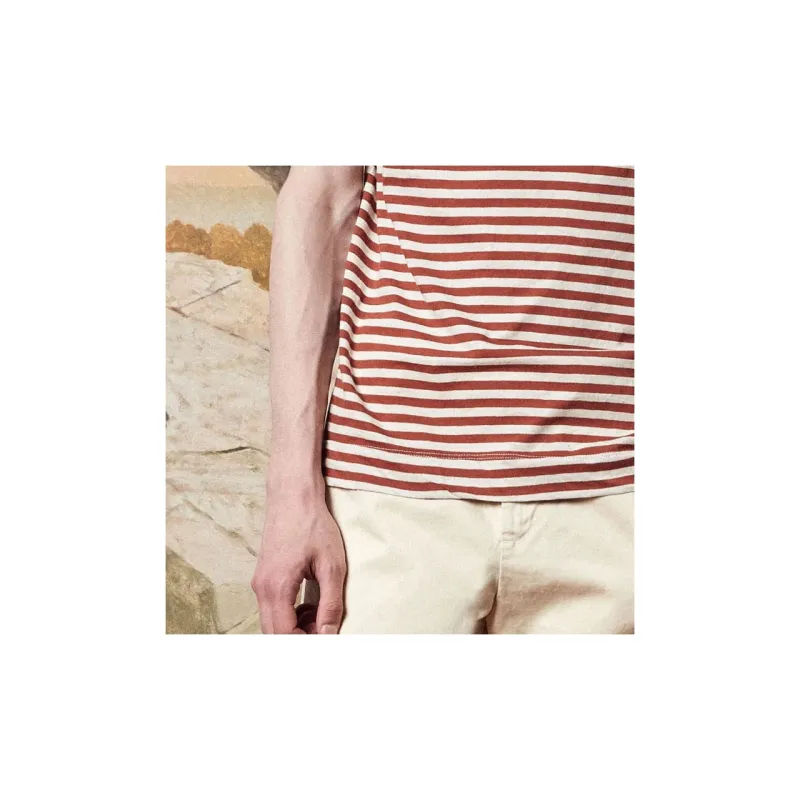 MASSIMO ALBA T-Shirt Men's Orange Red-4
