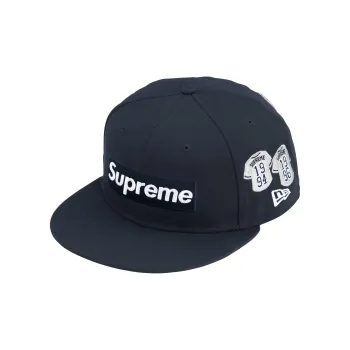 Supreme Jerseys Box Logo New Era Fitted Hat