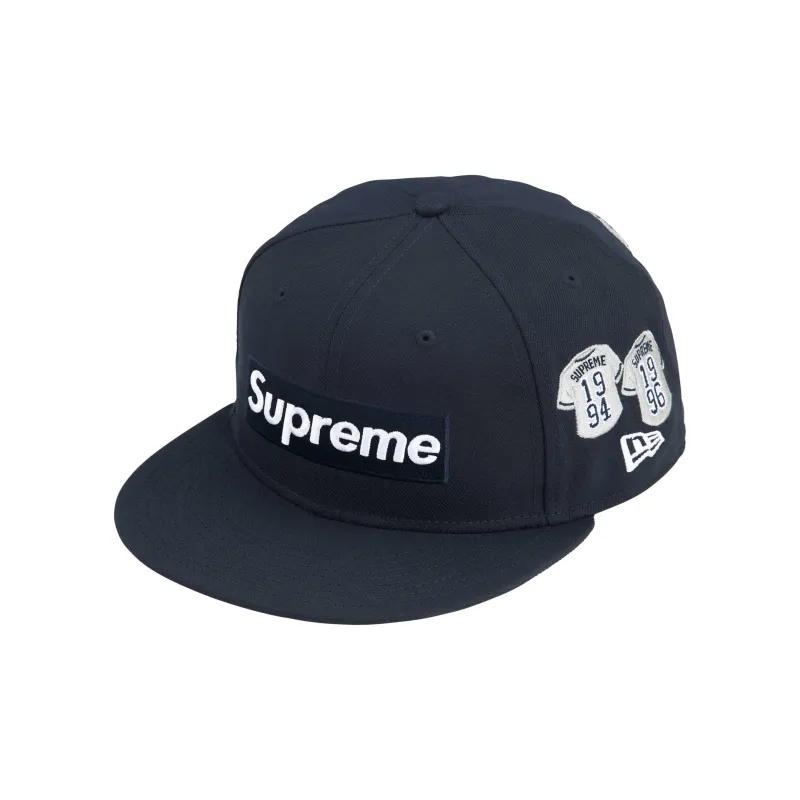 Supreme Jerseys Box Logo New Era Fitted Hat-0