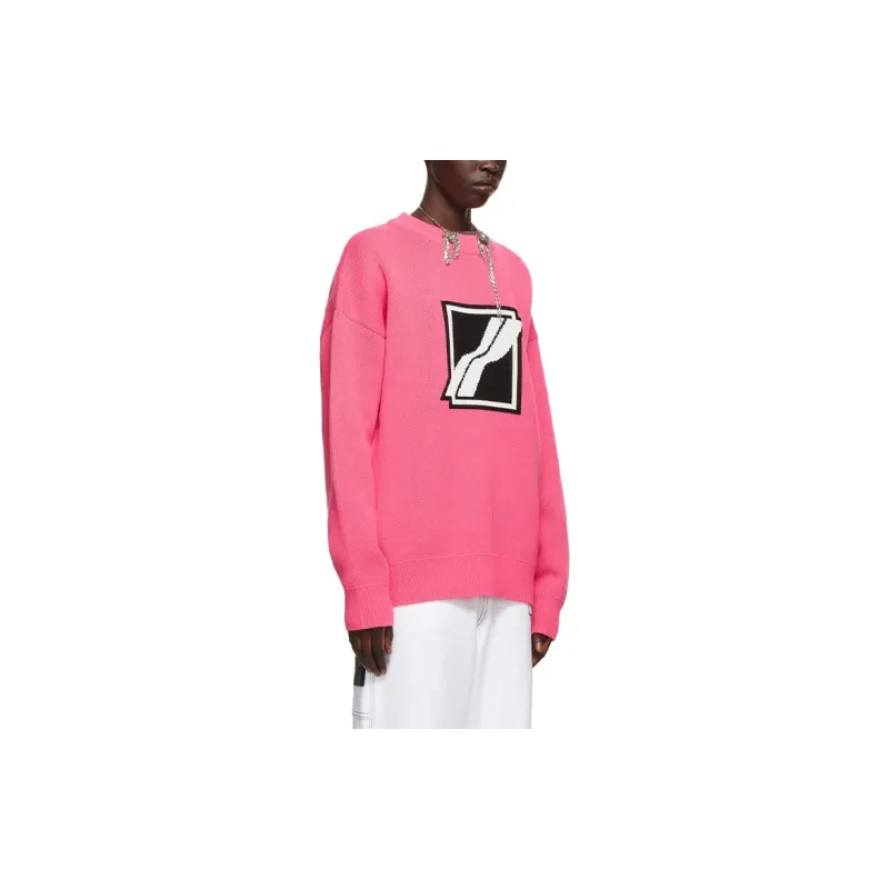 WE11DONE Sweaters Unisex Pink-3
