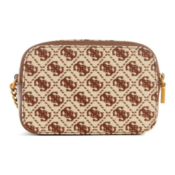 GUESS Artificial Leather Camera Bag Shoulder Bag Crossbody Bag Women's Brown-2