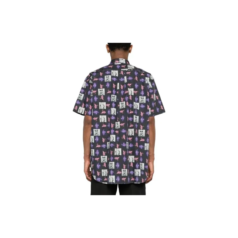 Comme Des Garçons Shirt Andy Warhol print Poplin Shirt-2