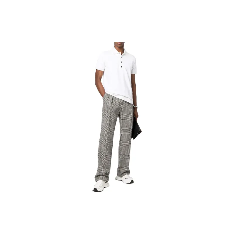 BALMAIN Polo Shirts Men White-1