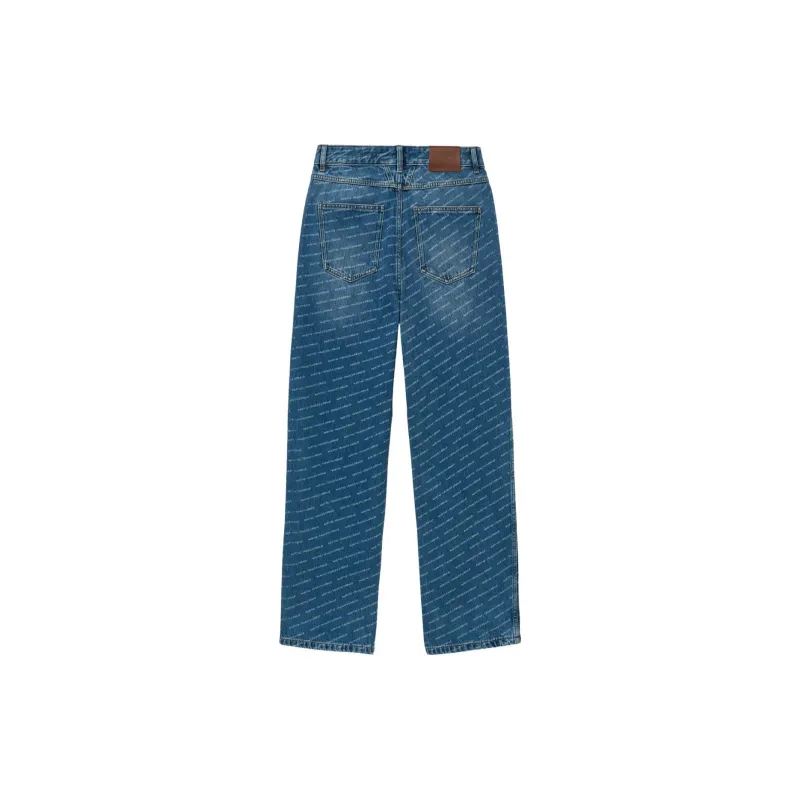 Marithe Francois Girbaud FW24 Jeans Unisex Blue-1
