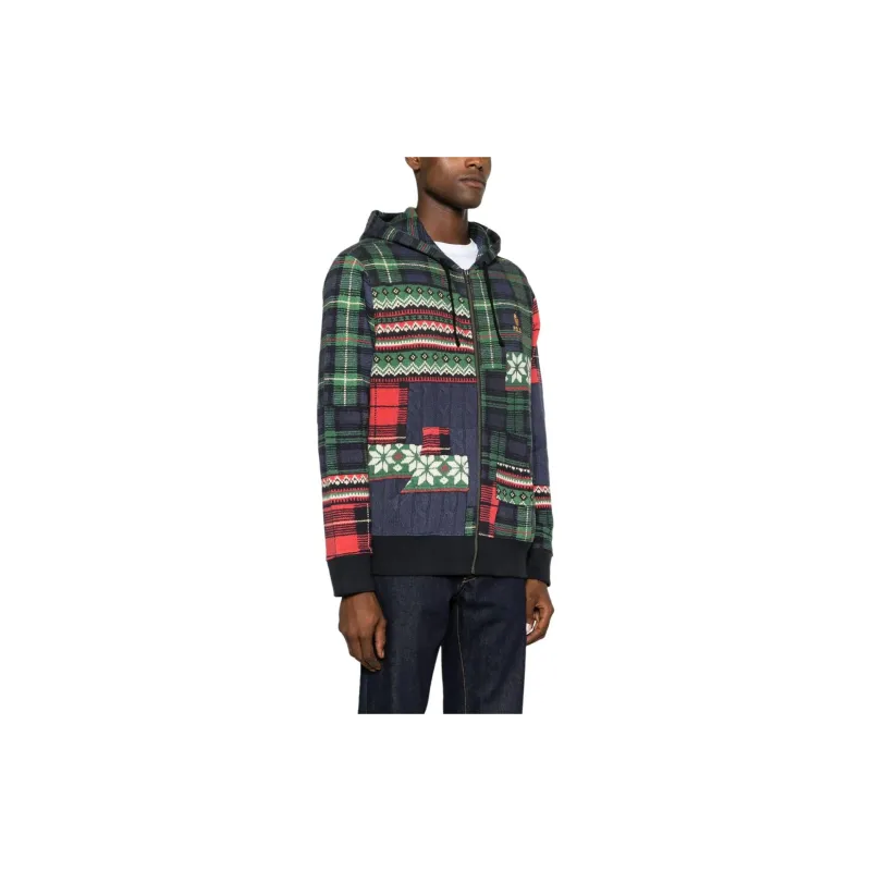 Polo Ralph Lauren Patchwork Cotton Hooded Jacket-3