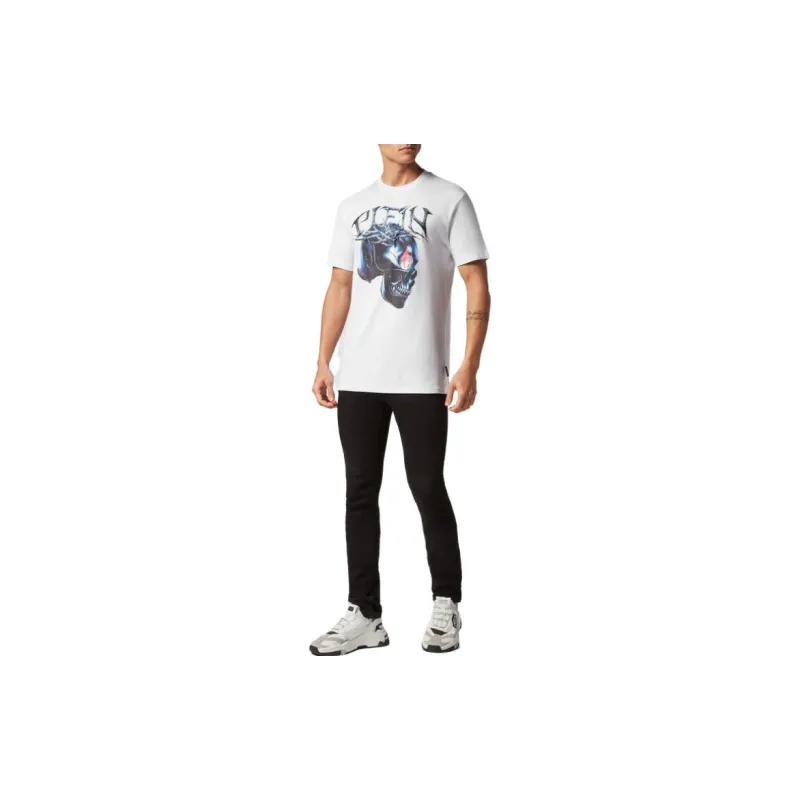 PHILIPP PLEIN Ss Chrome Round neck T shirt-1