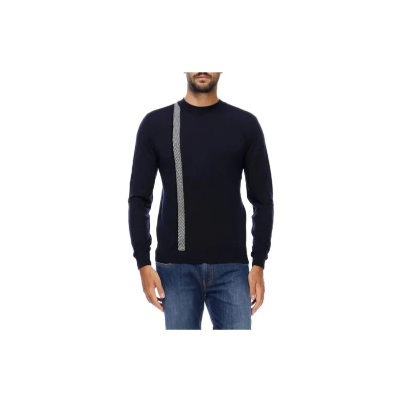 EMPORIO ARMANI Sweaters Men Black-2