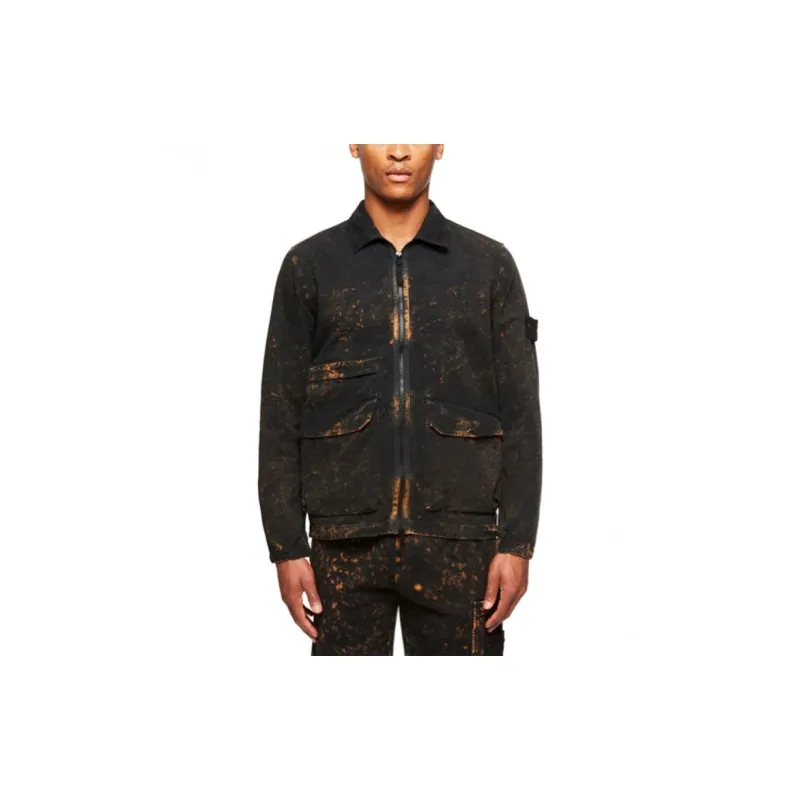 STONE ISLAND SS22 Jackets Coats Fall Men's Black-3
