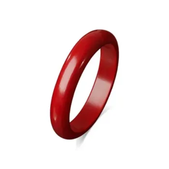 Chongqing Gold Store Reconstructed Cinnabar Bangles Women's