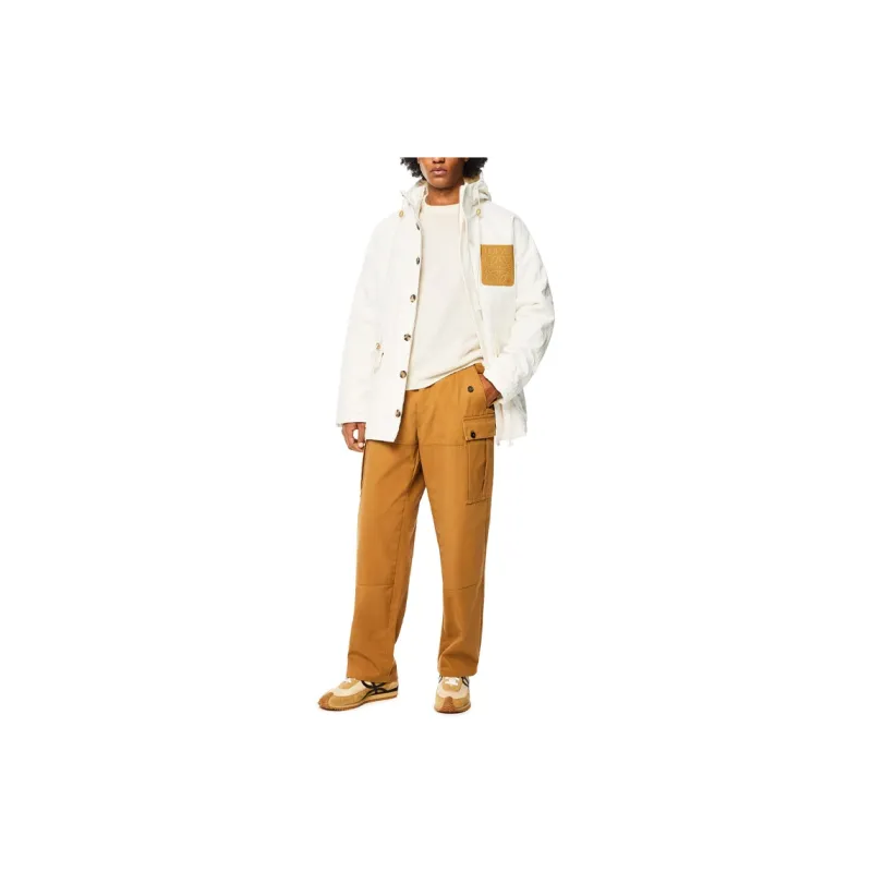 LOEWE SS21 Parka Coat Men's White-2