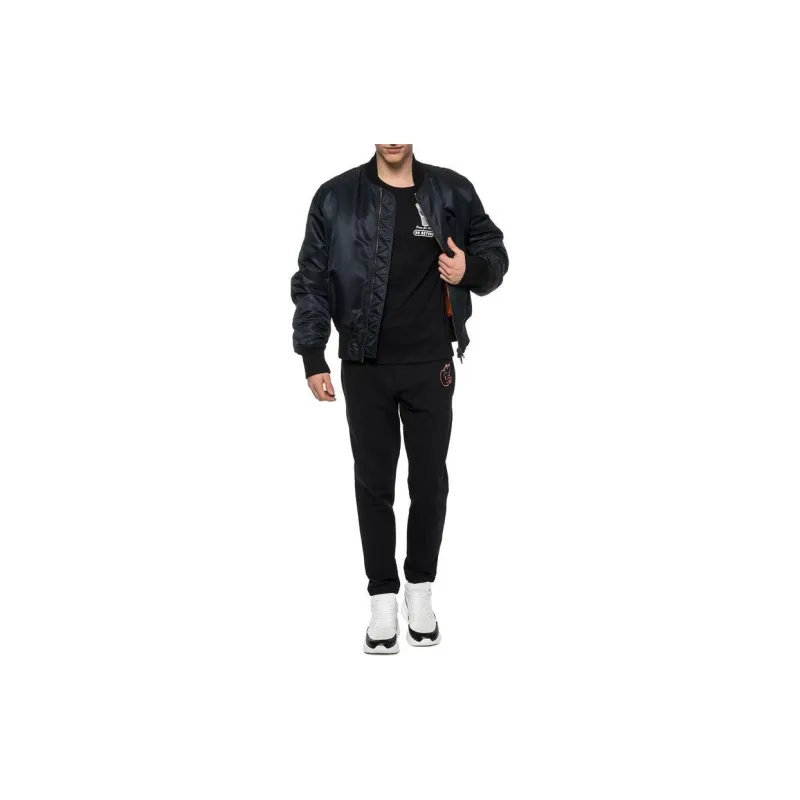 McQ Alexander McQueen Knitted Sweatpants Men's Black-2