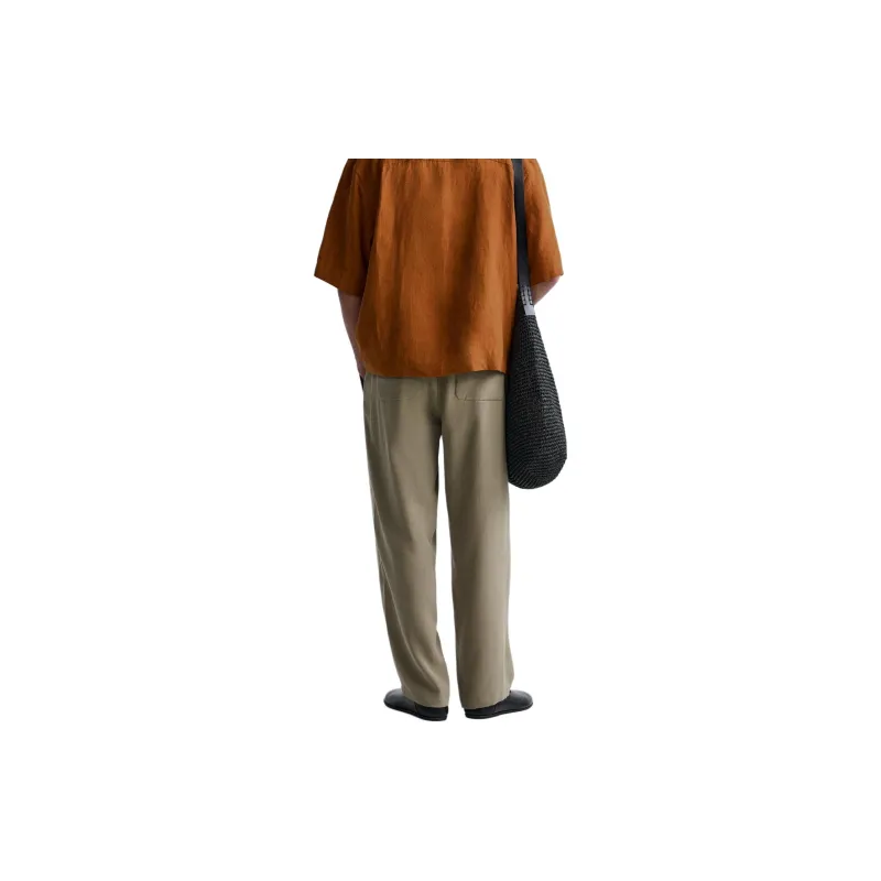 ZARA Casual Pants Men Khaki-4