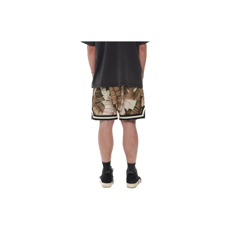 JUNGLE GURL Basketball Loose Fit Casual Shorts Unisex Yellow-4