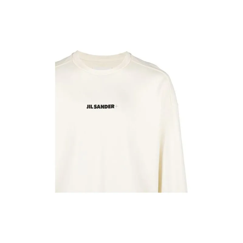 JIL SANDER + Logo Printed Crewneck Sweatshirt-2
