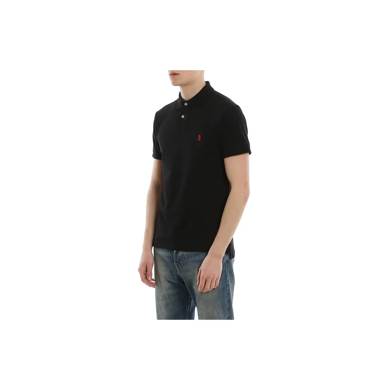 Polo Ralph Lauren Logo Embroidered Short Sleeved Polo Shirt-5