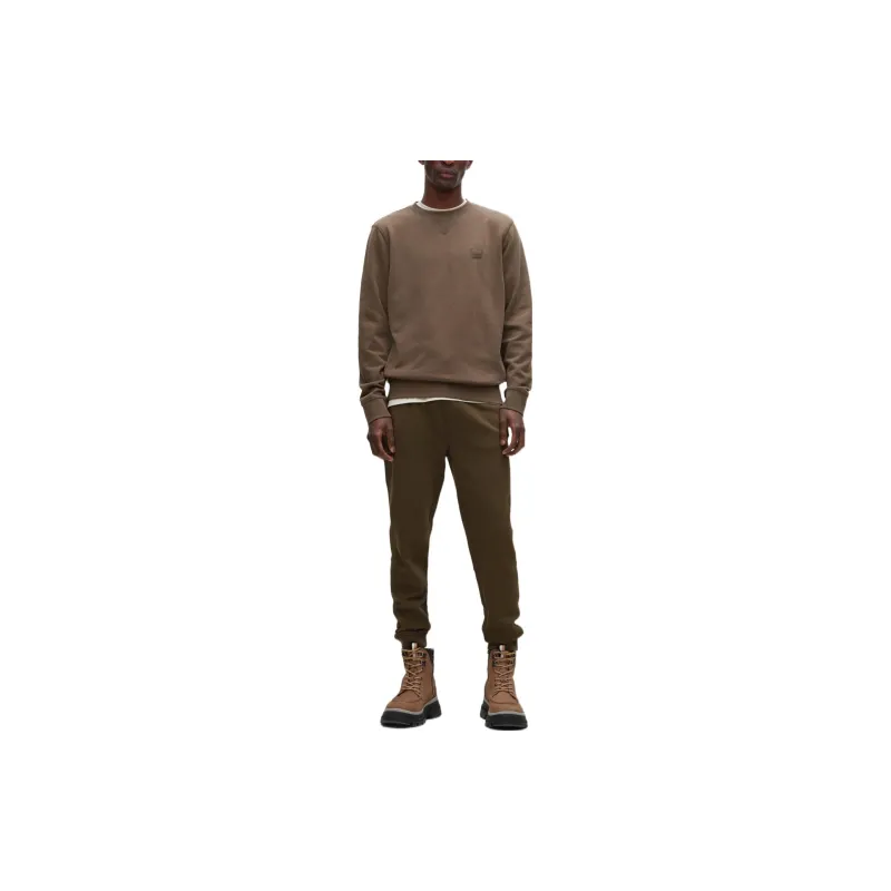 HUGO BOSS Knitted Sweatpants Men Dark Green-3