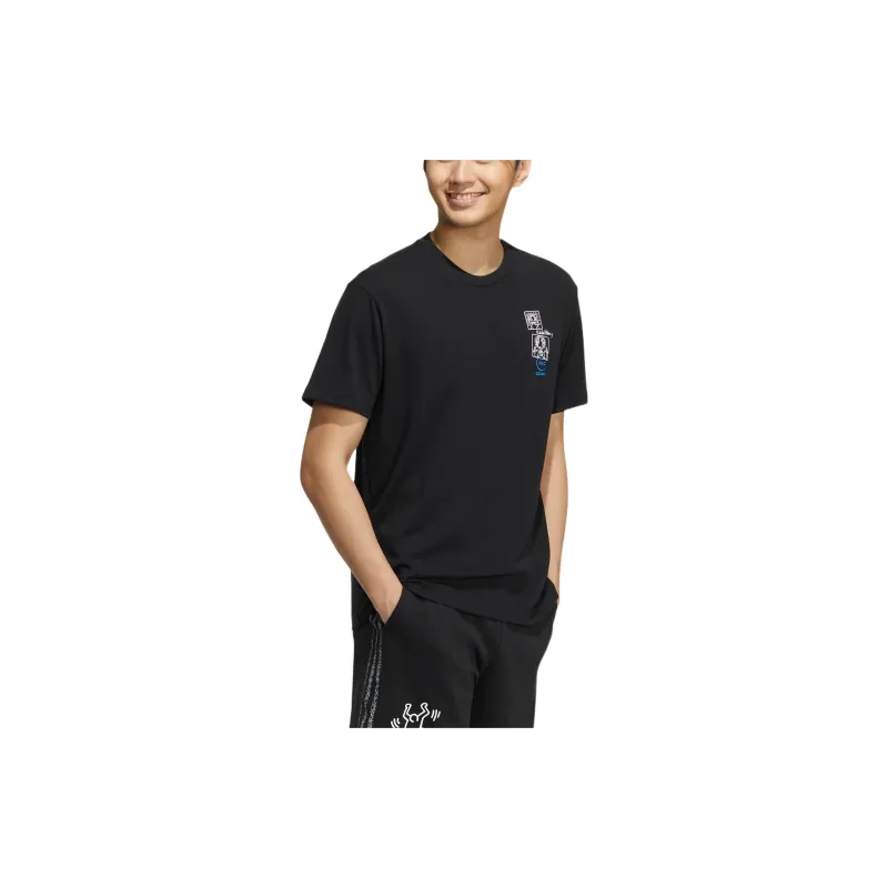 Adidas Neo x ·/Keith Haring T Shirt Men's Black-3