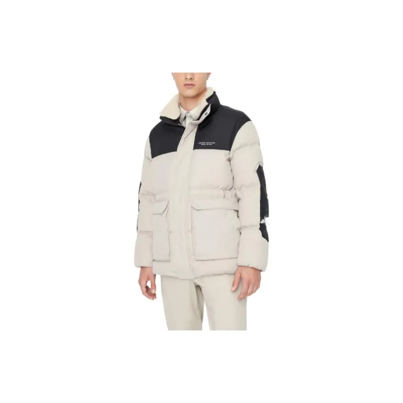 ARMANI EXCHANGEAE FW22 Jackets & Coats Men's Light Coffee Navy Blue-3