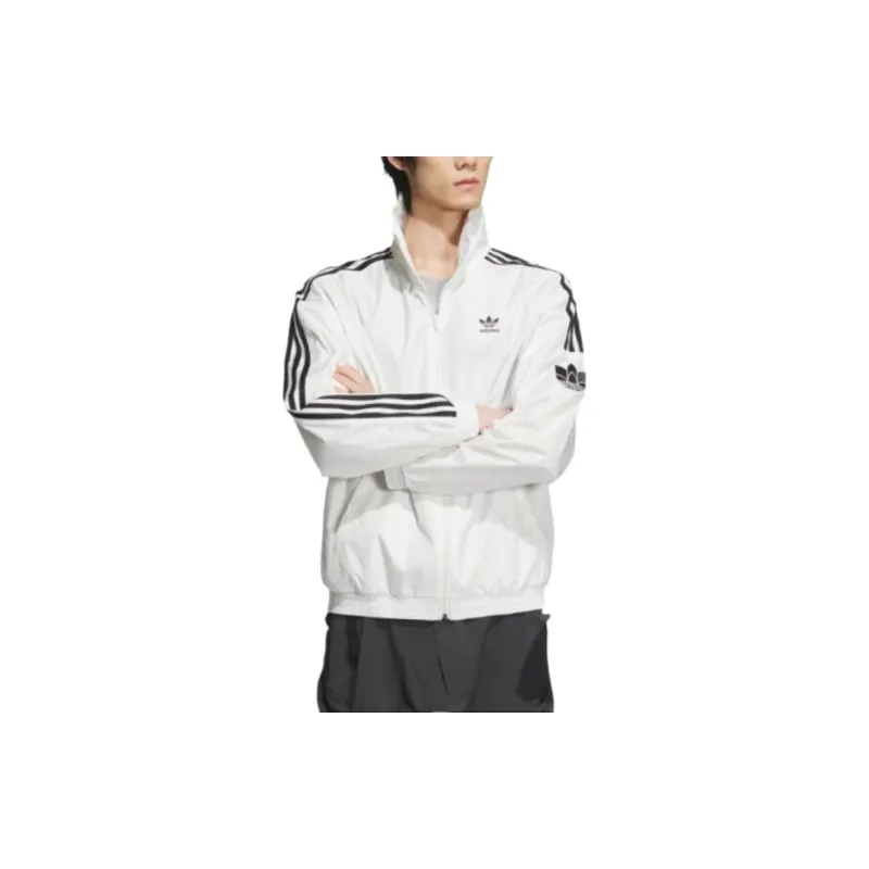 Adidas Originals RETRO TREFOIL Jackets & Coats Unisex Bright White-3