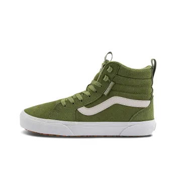 Vans Filmore Anti Slip Wear Resistant High Top Skateboard Shoes Women's Green