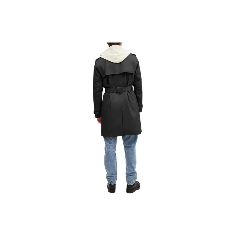 COACH Trench Coats Men Black-3