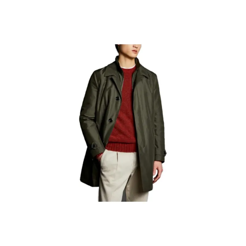 FAY Double-layer Camp-collar Coat-3