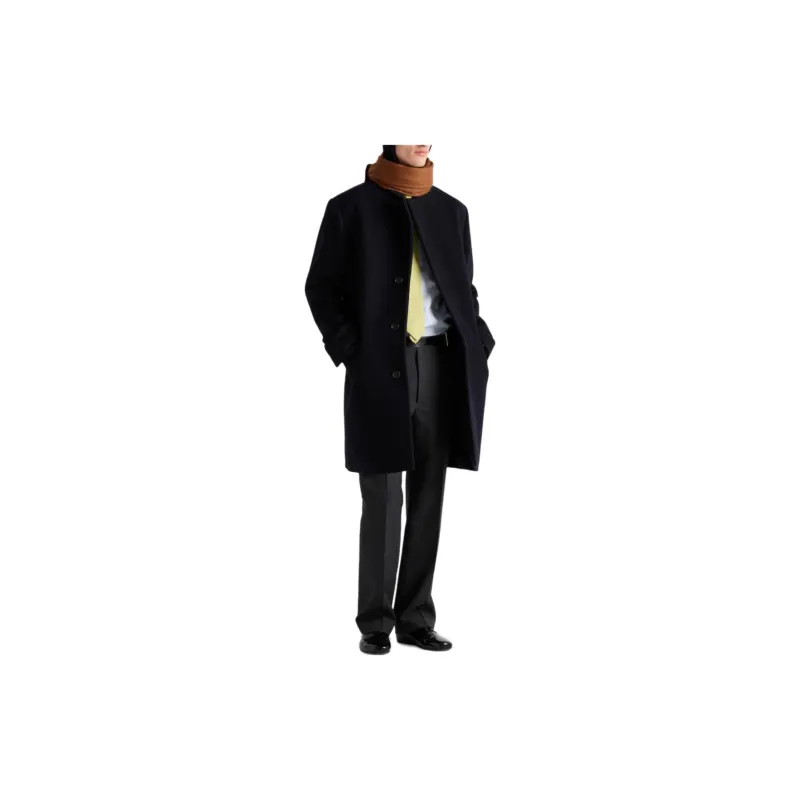 PRADA Coats Men Marine Blue-4