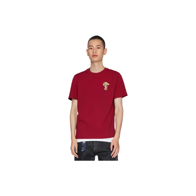 LiNing Rijin Doujin Collection T Shirt Men's Samba Red-5