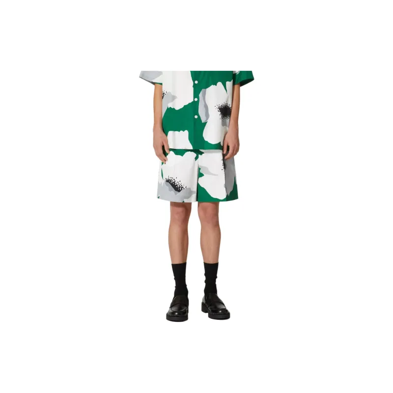 Valentino Casual Shorts Men's Green-2