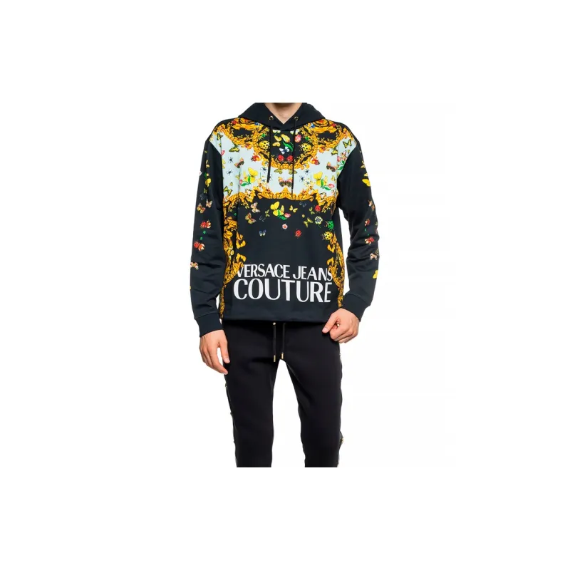 VERSACE JEANS COUTURE Sweatshirt Men's Black-4