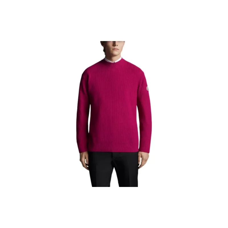 Moncler Cashmere Sweaters Men Pink-2