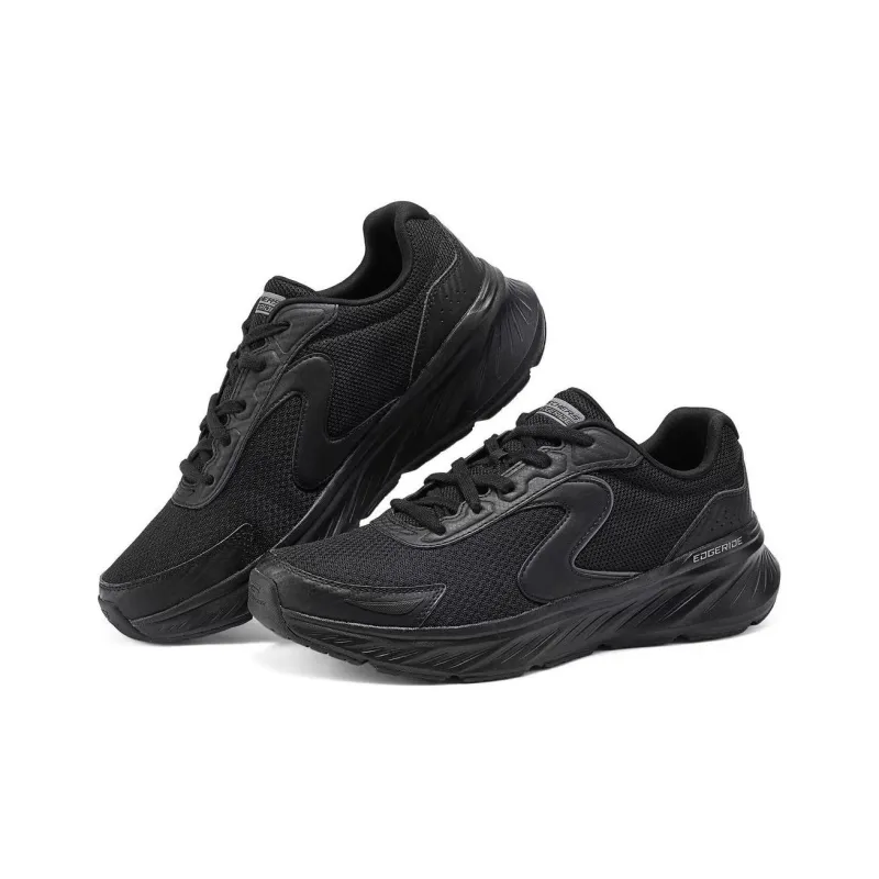 Skechers Relaxed Fit Breathable Low Top Casual Shoes Men's Black-3