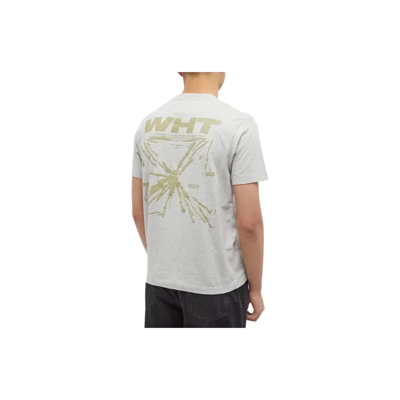 OFF WHITE Splash Arrow Slim S/S Tee-3