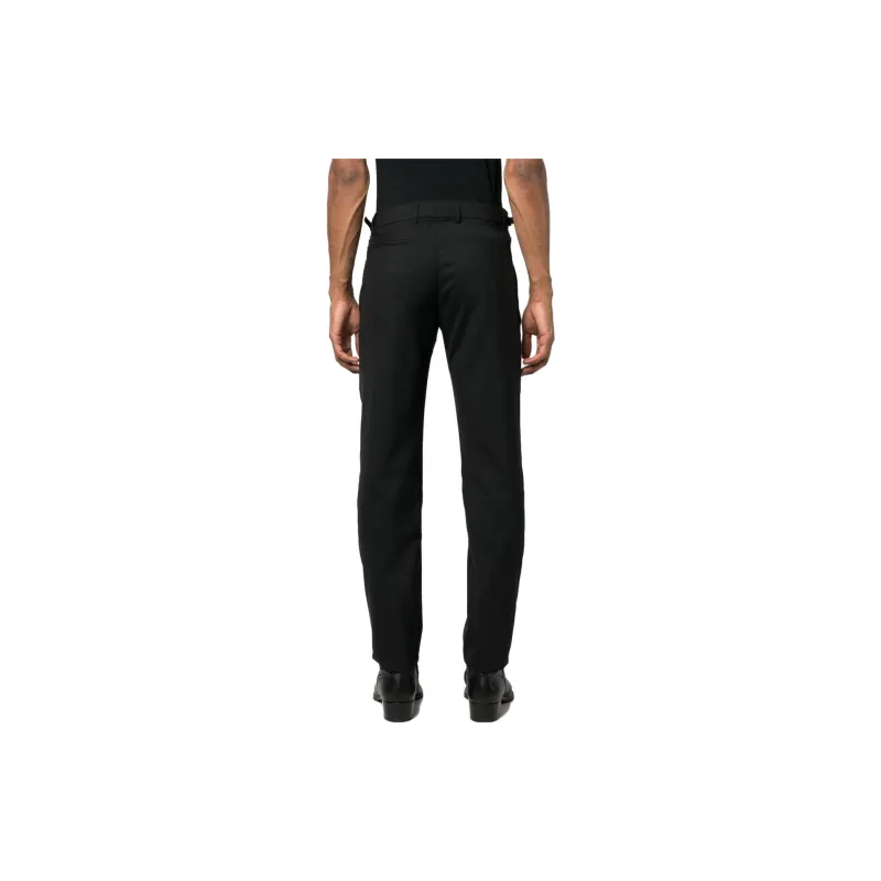 VERSACE High Waist Straight Leg Trousers-2