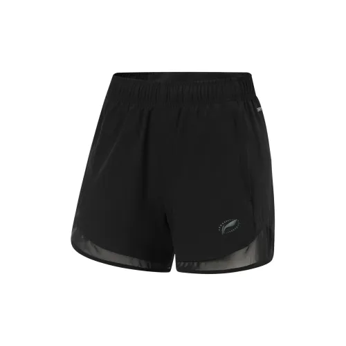 LiNing Running Collection Sports Shorts Women's Black