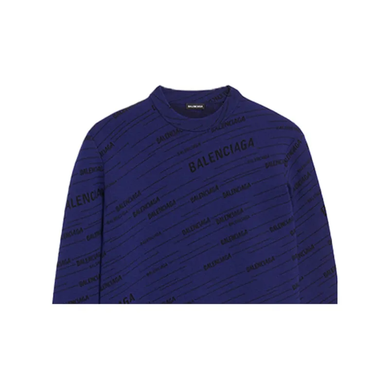 Balenciaga Sweaters Men Blue-5