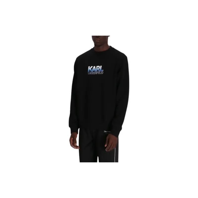 KARL LAGERFELD / Karl Lagerfeld Jeans Logo Printed Crewneck Sweatshirt-2