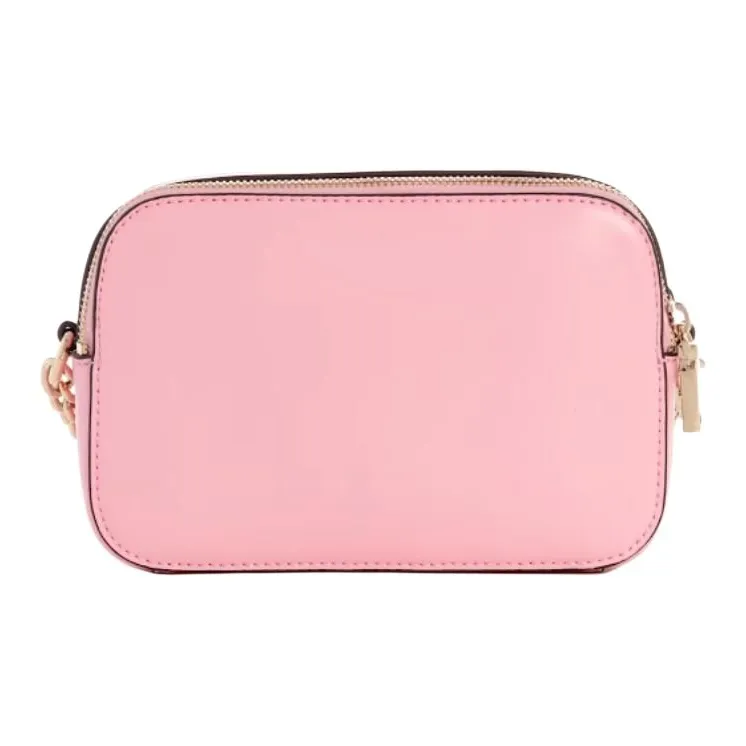 GUESS Smooth Artificial Leather Shoulder Bag Crossbody Bag Women's Pink-3