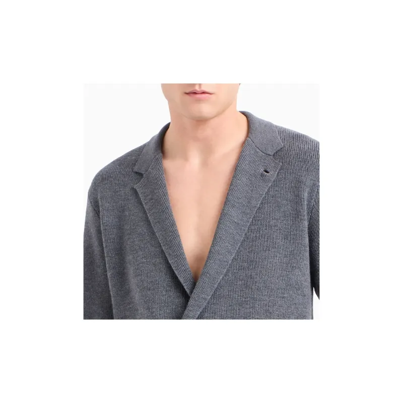 EMPORIO ARMANI FW24 Business Suits Coats Men's Gray-4