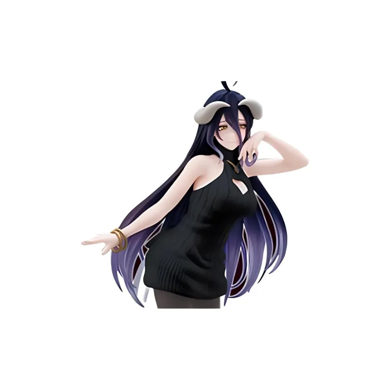 TAITO Albedo Overlord Season 4 Knitted Fabric Dress Bonus Gifts-3