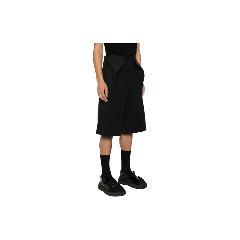 A COLD WALL* Panelled Cotton Bermuda Shorts-3